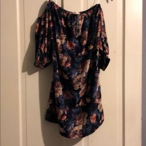 Bubble sleeve off the shoulder Dress from wantable